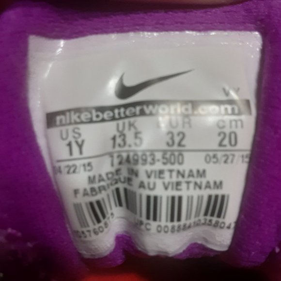 Nike Flex 2015 Run Shoes Youth Size 1Y - Picture 6 of 6